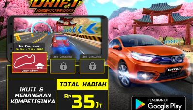 Kompetisi Honda Brio Virtual Drift Challenge Resmi Dimulai! Kompetisi Honda Brio Virtual Drift Challenge Resmi Dimulai!