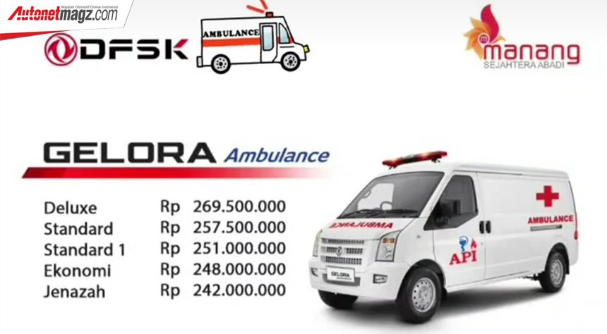DFSK Gelora Ambulance Punya 5 Versi, Mulai 242 Jutaan di Surabaya! DFSK Gelora Ambulance Punya 5 Versi, Mulai 242 Jutaan di Surabaya!