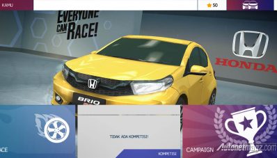 Brio Virtual Drift Challenge, Main Game HP Bisa Menang Hadiah!
