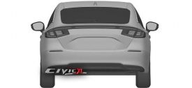 Honda Civic Turbo hatchback 2022 patent