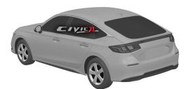 Honda Civic Turbo hatchback 2022 patent