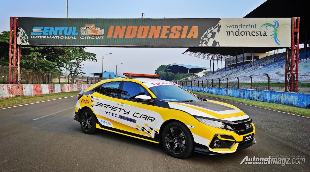 Berita, honda civic turbo hatchback rs sentul: Duet Honda Civic Turbo Jadi Safety Car ISSOM 2020