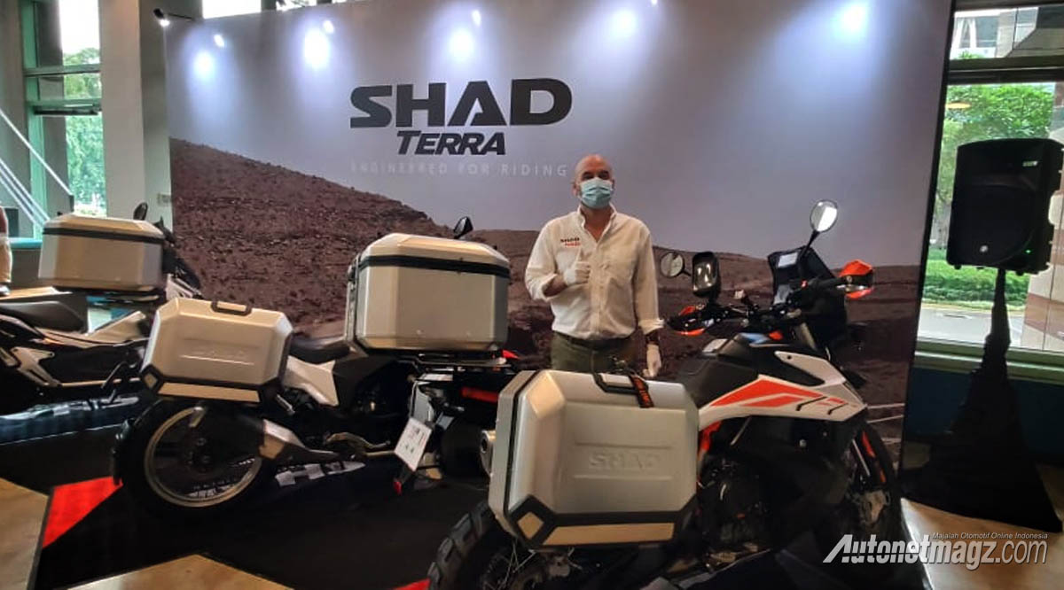 Berita, motor case shad indonesia: SHAD Indonesia Perkenalkan Seri TERRA Bagi Penggemar Adventure