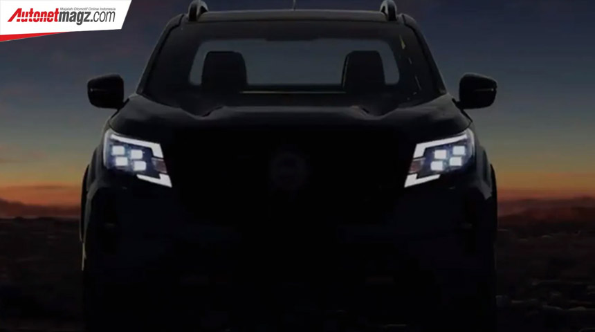 Berita, New-Nissan-Navara-2020: Teaser Disebar, Nissan Navara Facelift Rilis Minggu Depan!