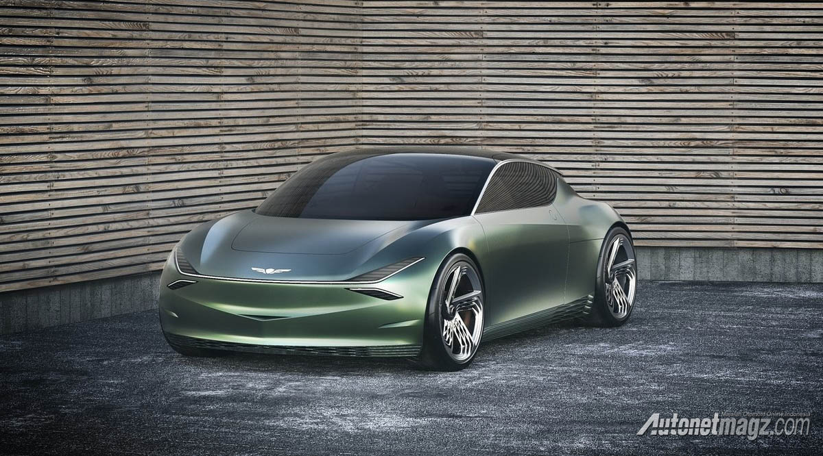 Berita, genesis-electric-vehicle: Genesis : Hybrid Kurang Pol, Langsung Mobil Listrik Saja