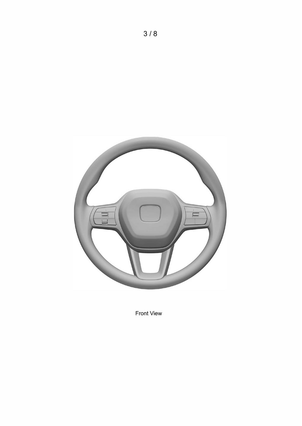 Berita, setir-honda-civic-turbo-2022-patent: Bocor Lagi, Ini Interior Honda Civic Turbo 2021!