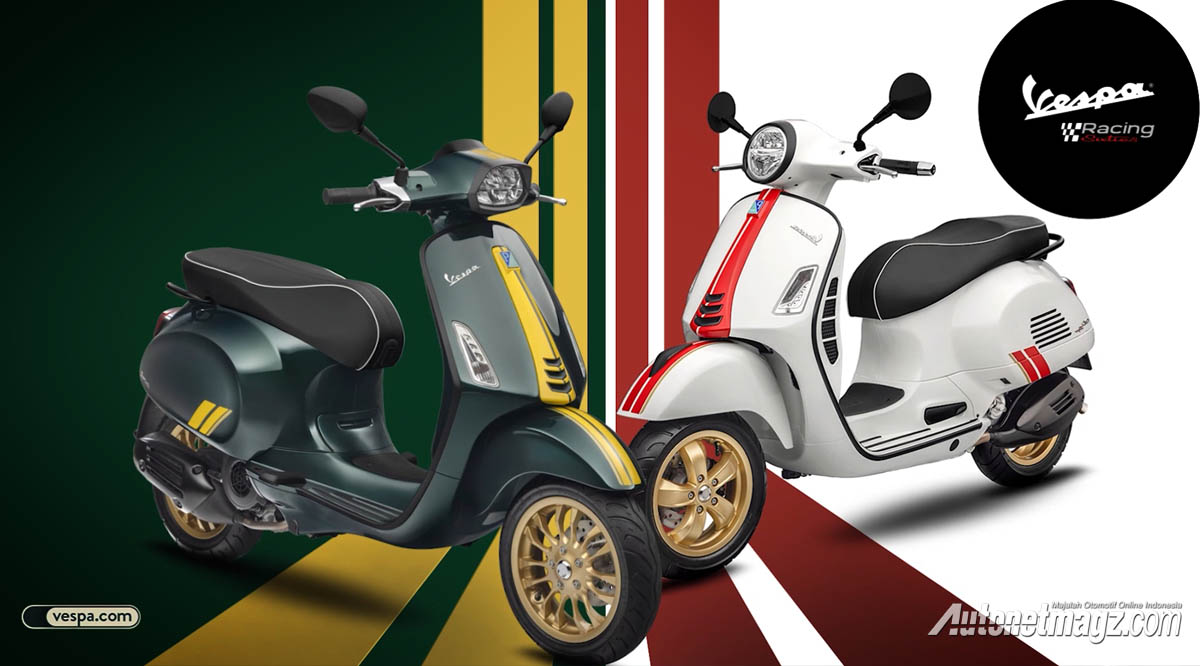 Berita, vespa-edisi-racing-sixties: Piaggio Indonesia Rilis Vespa Edisi Balap, Harganya Wow!