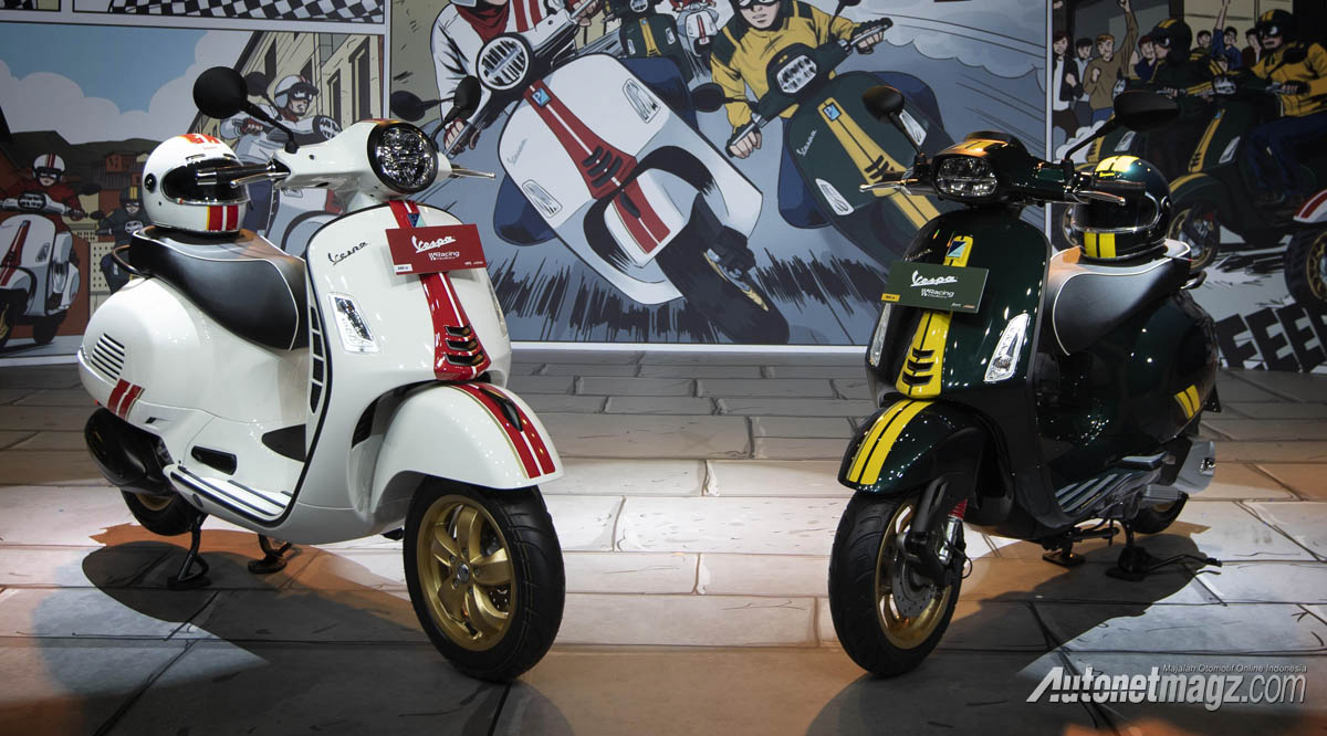 Berita, vespa-racing-sixties-gts-and-sprint: Piaggio Indonesia Rilis Vespa Edisi Balap, Harganya Wow!