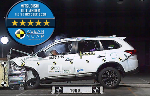Mitsubishi Outlander Raih Bintang 5 Di ASEAN NCAP