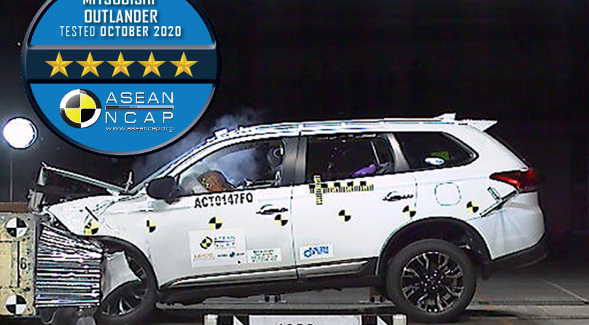 Mitsubishi Outlander Raih Bintang 5 Di ASEAN NCAP
