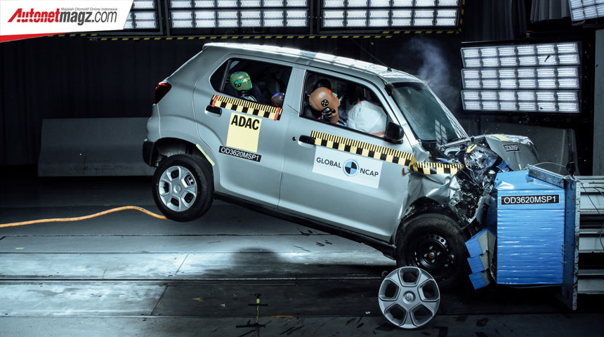 Berita, Tes Tabrak Suzuki S-Presso India: Suzuki S-Presso Dapat Bintang Nol di Global NCAP