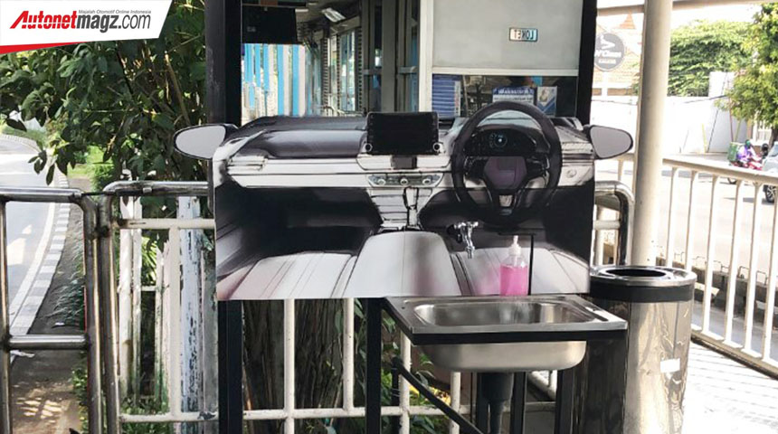 Mobil Baru, Wastafel Cuci tangan Honda Transjakarta: Peduli Publik, Komunitas Honda Sumbang Wastafel untuk Halte Transjakarta
