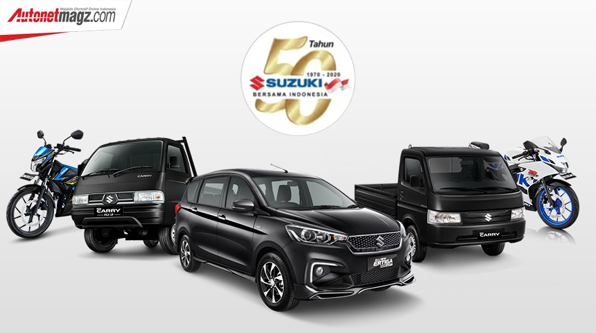 Berita, 50 tahun suzuki: Setengah Abad Suzuki Indonesia : 11 Juta Motor, 2,5 Juta Mobil!