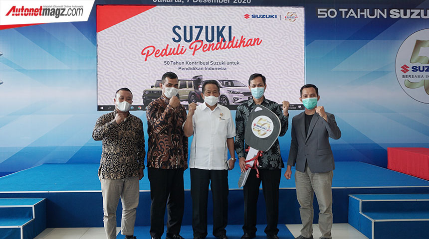 Berita, CSR Suzuki Indonesia: Suzuki Donasikan 5 Unit Mobil Untuk Sarana Belajar