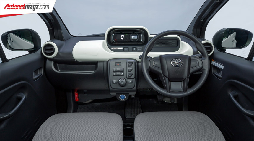 Berita, Dahsboard Toyota C+pod: Toyota C+pod EV : Harga 225 Jutaan, Bisa Jalan 150 Kilometer