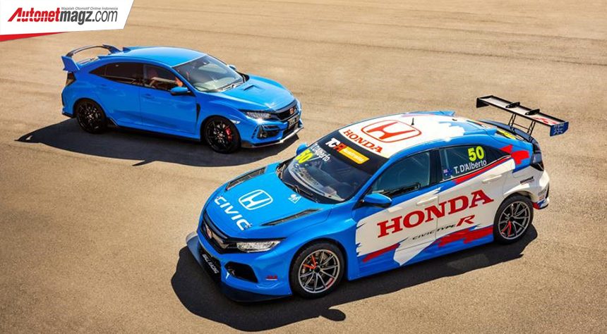 Honda Civic Type R Tampil Serba Biru di TCR Australia Honda Civic Type R Tampil Serba Biru di TCR Australia