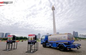 Komunitas Honda Kembali Sumbangkan Fasilitas Cuci Tangan, Kali Ini di Monas
