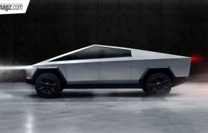 Ban Belakang Tesla Cybertruck Bisa Belok!