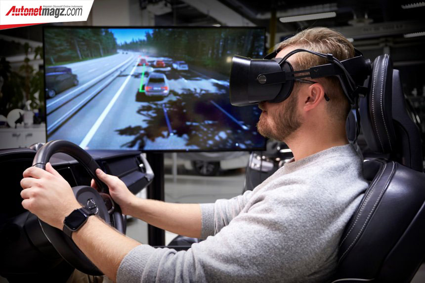 Berita, Volvo-Simulator: Volvo Pelajari Kinerja Sistem Keselamatan Lewat Game