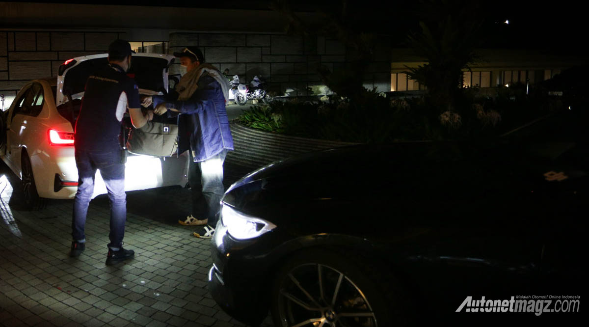 Berita, bmw-320i-laser-light-at-night: BMW Private Driving Experience : Kala 320i Bertemu DJI