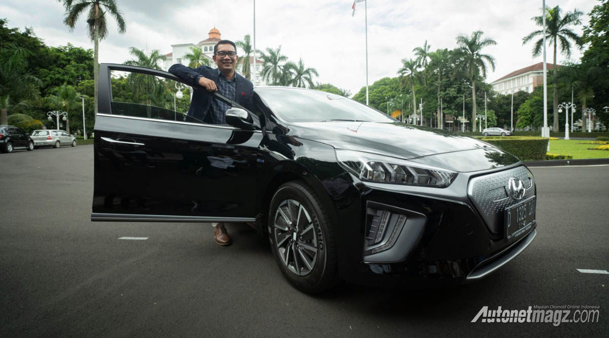 Berita, mobil-listrik-hyundai-ioniq-gubernur-jawa-barat-ridwan-kamil: Sah, Mobil Listrik Hyundai Jadi Mobil Dinas Pemprov Jawa Barat