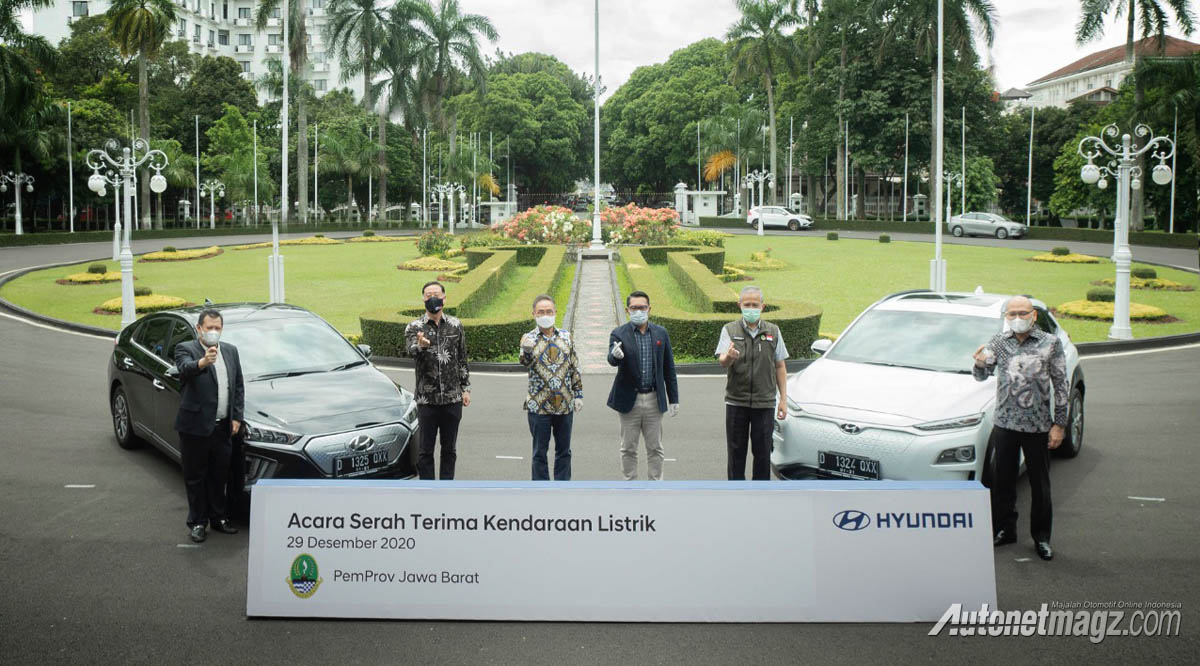 Berita, mobil listrik hyundai pemerintah provinsi jawa barat: Sah, Mobil Listrik Hyundai Jadi Mobil Dinas Pemprov Jawa Barat