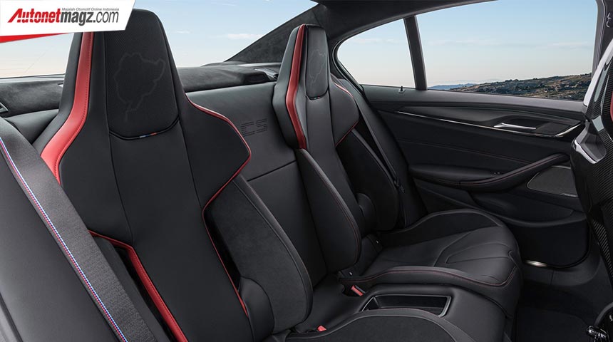 BMW, bmw-m5-cs-2022-interior-rear-seats: BMW M5 CS 2022, Competition Dengan Steroid!