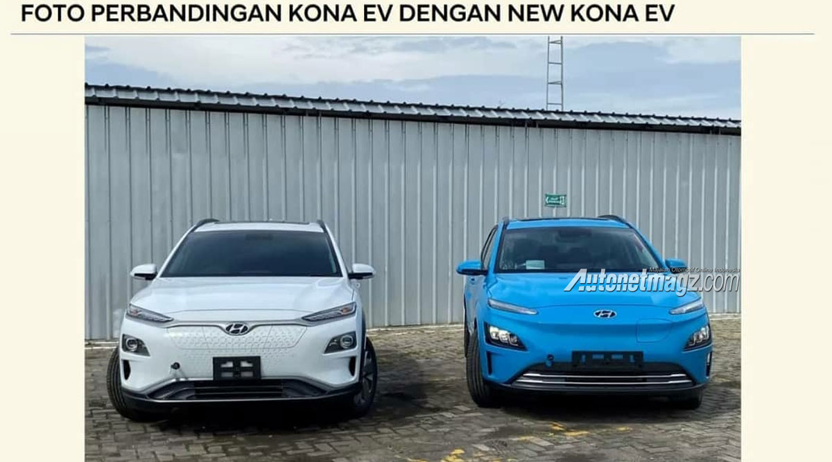 Berita, mobil-listrik-new-hyundai-kona-ev-facelift-indonesia: Belum Setahun, Hyundai Kona EV Facelift Sudah di Indonesia!
