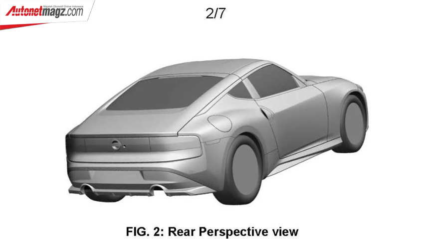 Berita, nissan-400z-patent-rear: Nissan 400Z Versi Produksi Dipatenkan?