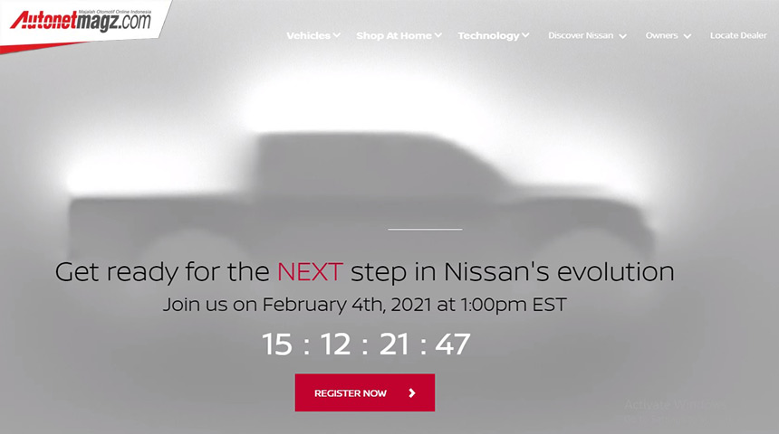 Berita, nissan-navara-2022-teaser-website: Nissan Frontier 2022 Rilis Sebentar Lagi!