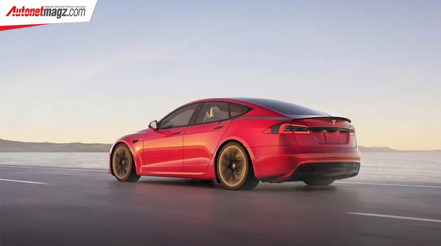 Mobil Baru, tesla-model-s-2022-rear: Tesla Model S 2022, Jadi Semakin Futuristis?