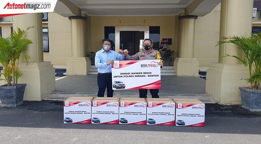 DFSK Sosialisasikan Penggunaan Masker di Serang DFSK Sosialisasikan Penggunaan Masker di Serang