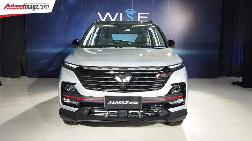 Mobil Baru, wuling-almaz-rs-2021-front-fascia: Wuling Almaz RS, Semakin Pintar Dengan WISE!