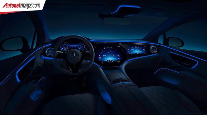 Berita, mercedes-benz-eqs-2022-mbux-hyperscreen: Mercedes EQS Mampu Tempuh Jarak Hingga 769 KM!