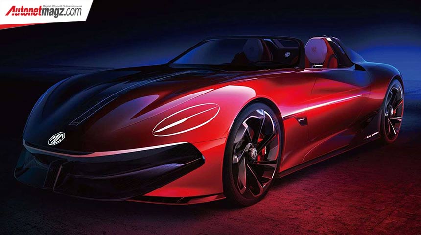 MG Motors, mg-cyberster-concept-2021-front: MG Cyberster : Konsep Kejayaan Roadster