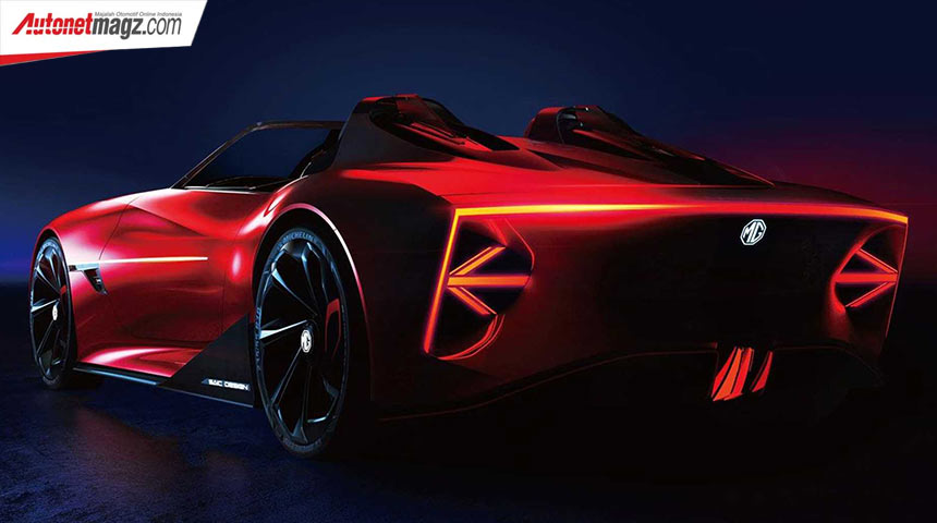 MG Motors, mg-cyberster-concept-2021-rear: MG Cyberster : Konsep Kejayaan Roadster