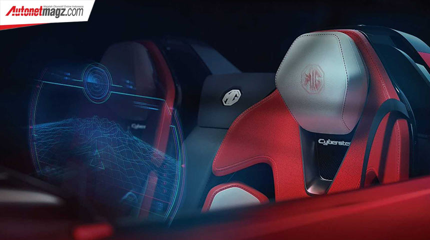 MG Motors, mg-cyberster-concept-2021-seat: MG Cyberster : Konsep Kejayaan Roadster