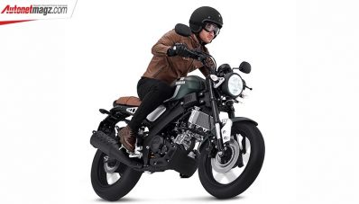 Yamaha XSR 155 Matte Green, Kental Aura Retro Yamaha XSR 155 Matte Green, Kental Aura Retro