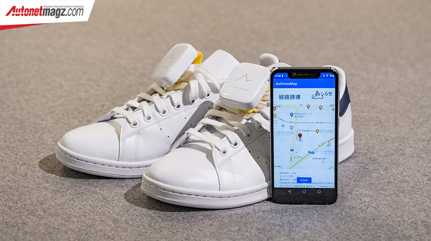 Hi-Tech, Honda Ashirase GPS Sepatu: Honda Tanamkan Sistem Navigasi di Sepatu, Untuk Bantu Tunanetra