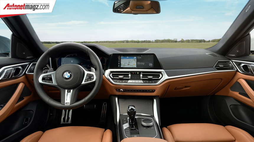 BMW, Interior BMW 4 Series GranCoupe: BMW 4-Series Gran Coupe 2022: Membesar, Handling Lebih Baik