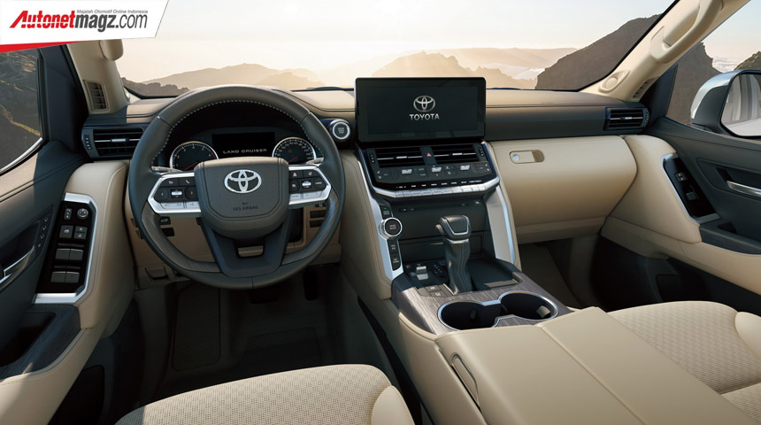 Berita, Interior Toyota Land Cruiser 300: Toyota Land Cruiser 300 : Lebih Enteng & Ada Varian GR Sport