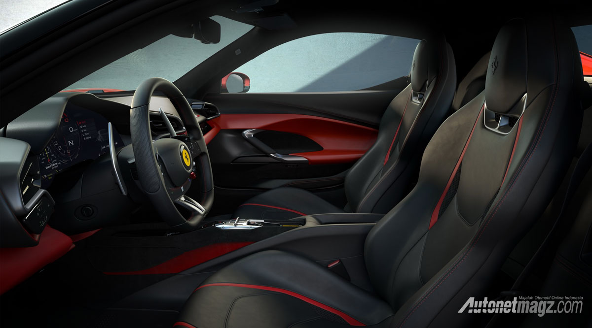 Berita, ferrari-296-gtb-cabin: Ferrari 296 GTB, Jangan Remehkan Mesin Kecilnya!