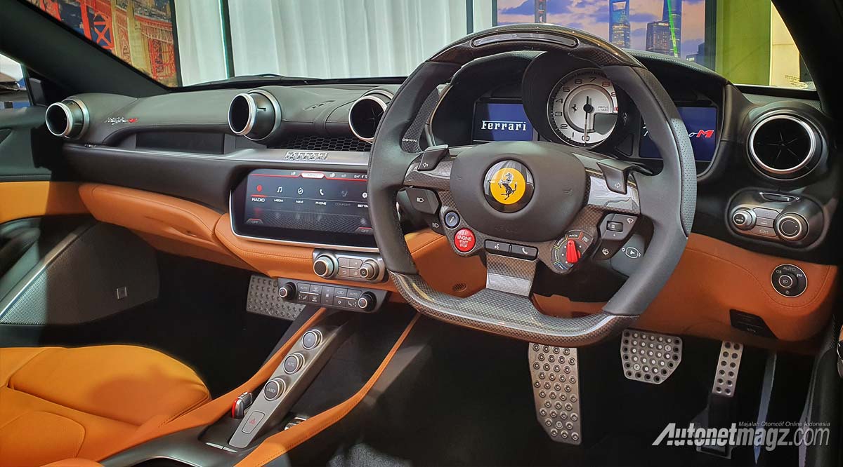 Berita, ferrari-portofino-m-interior: Ferrari Portofino M Mulai Kiprahnya di Indonesia