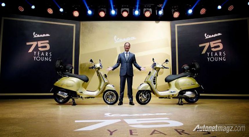 Ulang Tahun ke-75, Dua Vespa Edisi Spesial Resmi Diperkenalkan! Ulang Tahun ke-75, Dua Vespa Edisi Spesial Resmi Diperkenalkan!