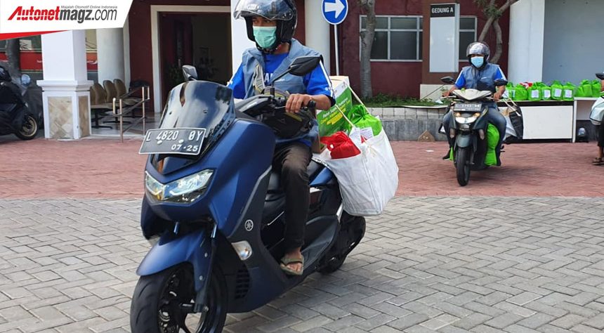 Yamaha Jatim Sediakan N-MAX Untuk Antar Paket Isoman Yamaha Jatim Sediakan N-MAX Untuk Antar Paket Isoman