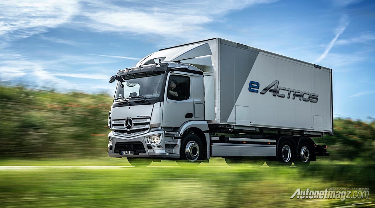 Berita, mercedes-benz-eactros-electric-truck: Truk Listrik Mercedes-Benz eActros, Sekali Charge Bisa 400 Kilometer!