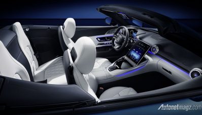 Intip Kabin Mercedes-Benz SL-Class 2022, Layarnya Bisa Gerak Intip Kabin Mercedes-Benz SL-Class 2022, Layarnya Bisa Gerak