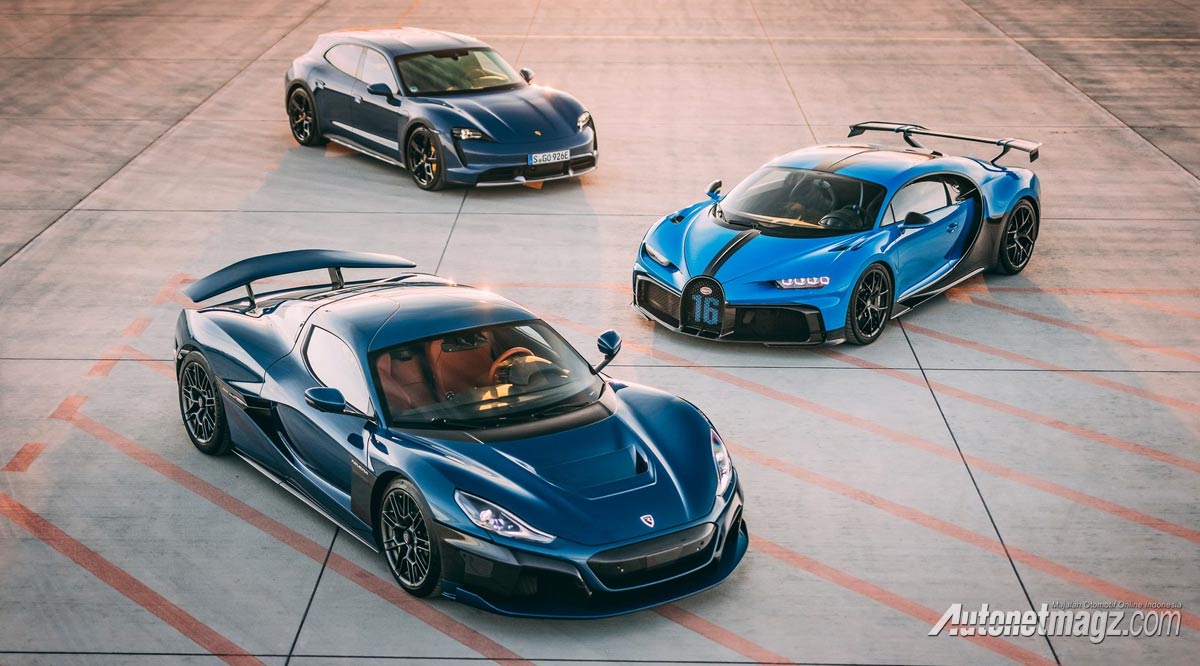 Berita, porsche-taycan-bugatti-chiron-rimac-nevera: Bugatti dan Rimac Resmi Satukan Kekuatan