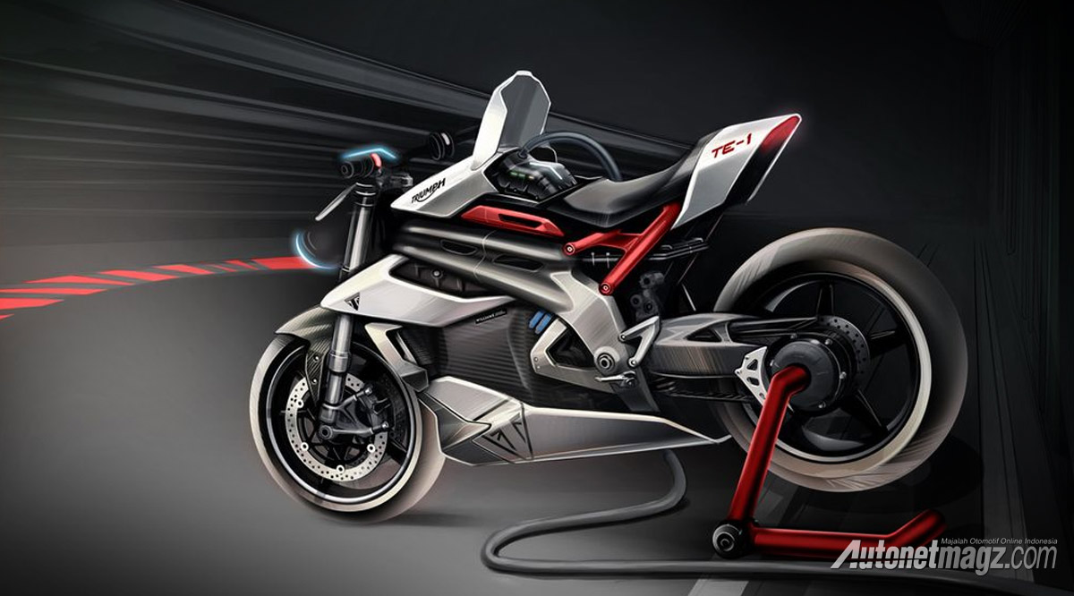 Berita, triumph-te1-electric-motorcycle: Motor Listrik Ini Tenaganya Lebih Gede dari Fortuner!