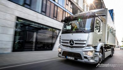 Truk Listrik Mercedes-Benz eActros, Sekali Charge Bisa 400 Kilometer!